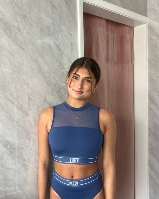 Bloch Dakota Crop Top - Eclipse Blue