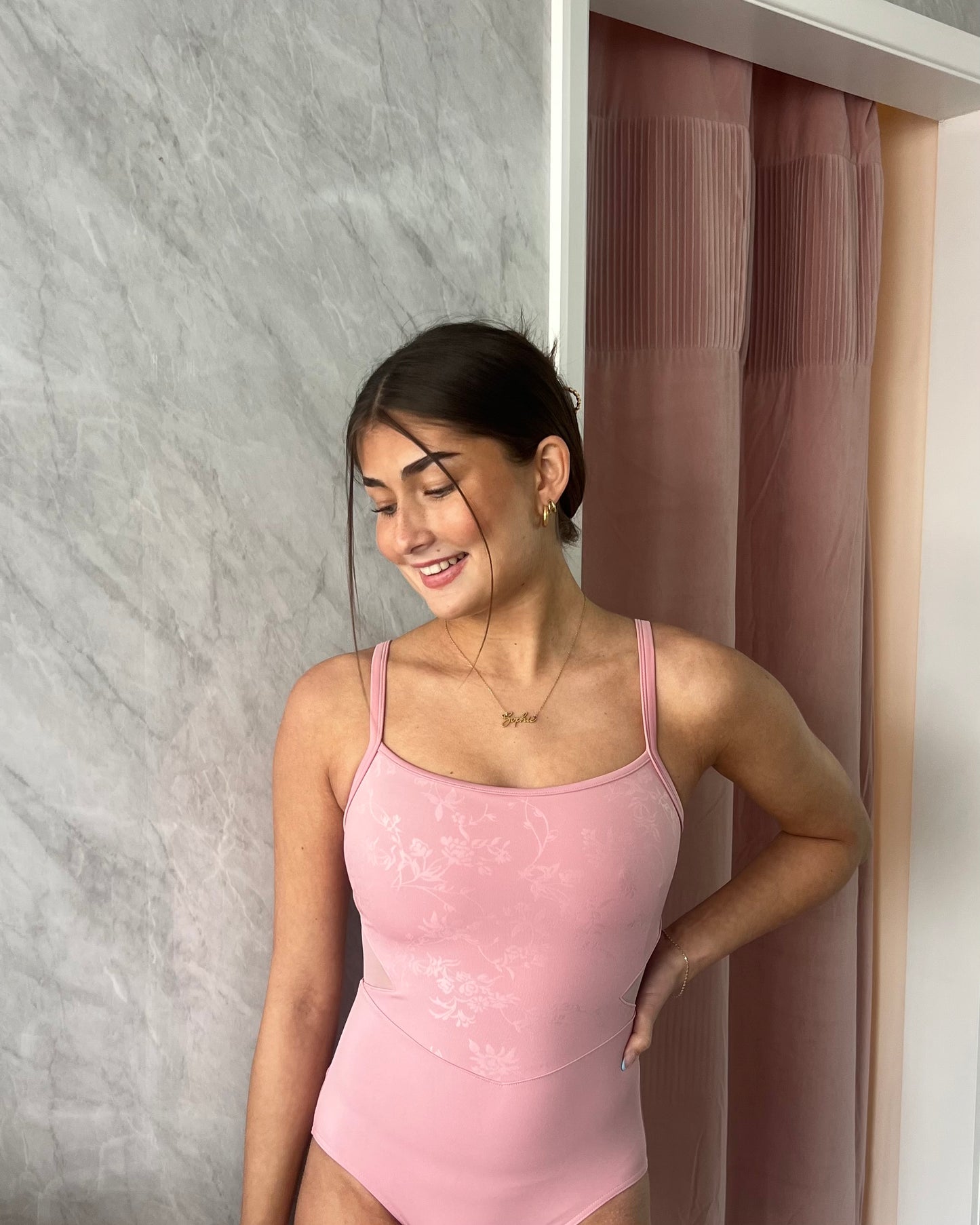 Bloch Anna Camisole Leotard - Vintage Pink