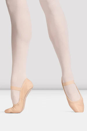 Bloch Childrens ‘Arise II’ Leather Full Sole Ballet Shoe - Pink