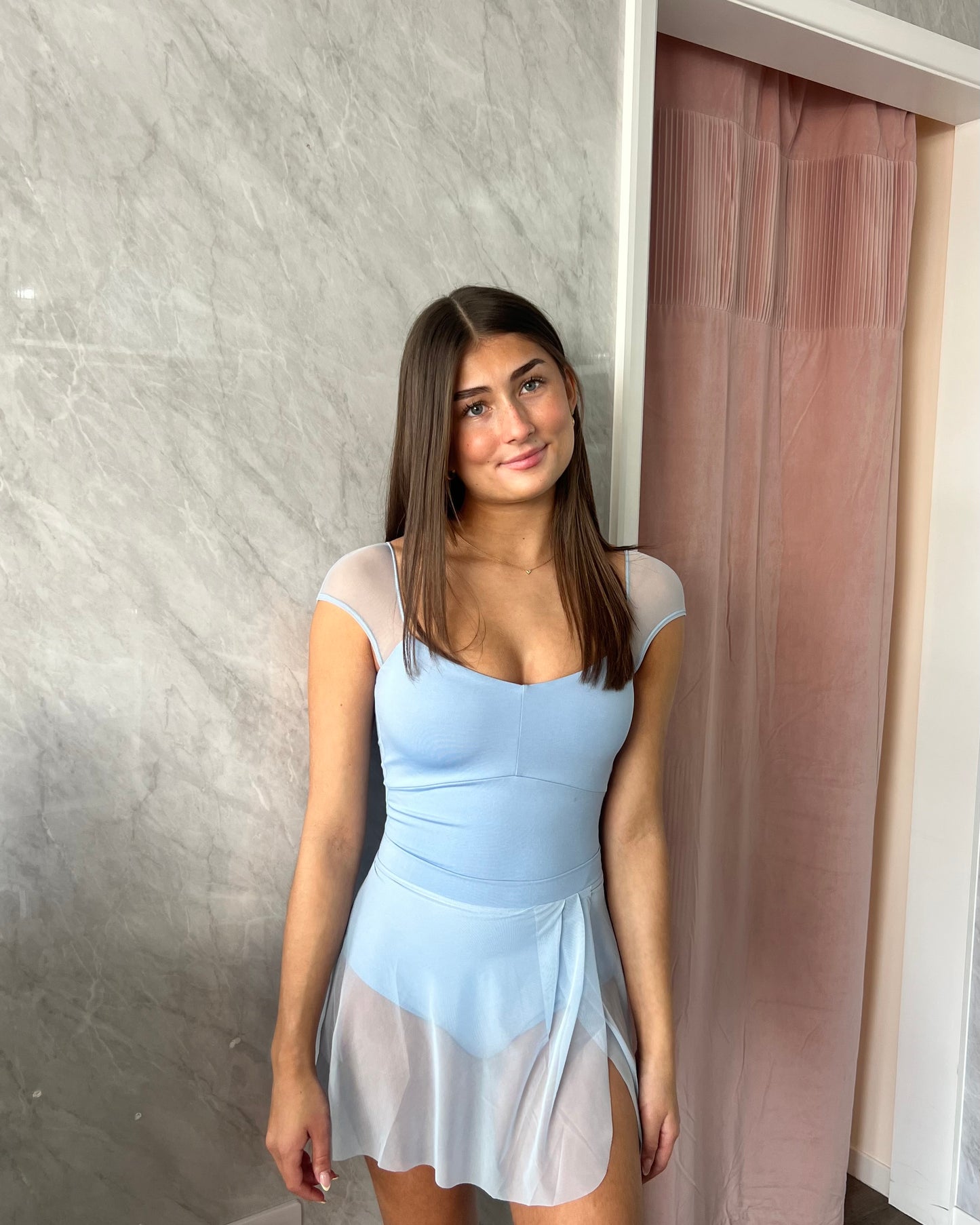 Capezio Reminiscence Skirt - Horizon Blue