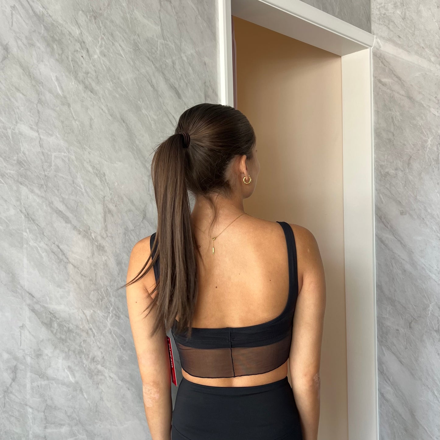 Capezio Eventide Crop Top - Black