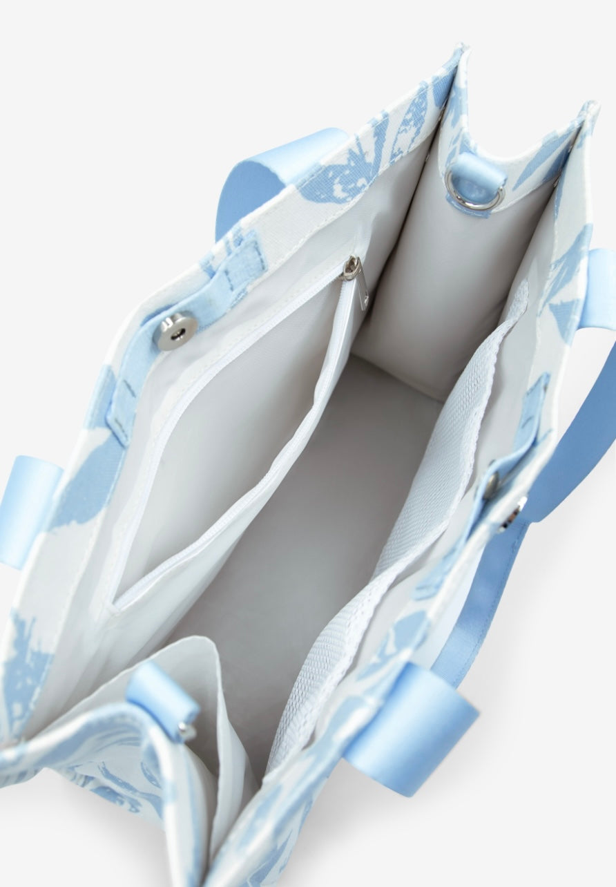 Capezio Soho Canvas Tote Bag - Subtle Leaf Horizon