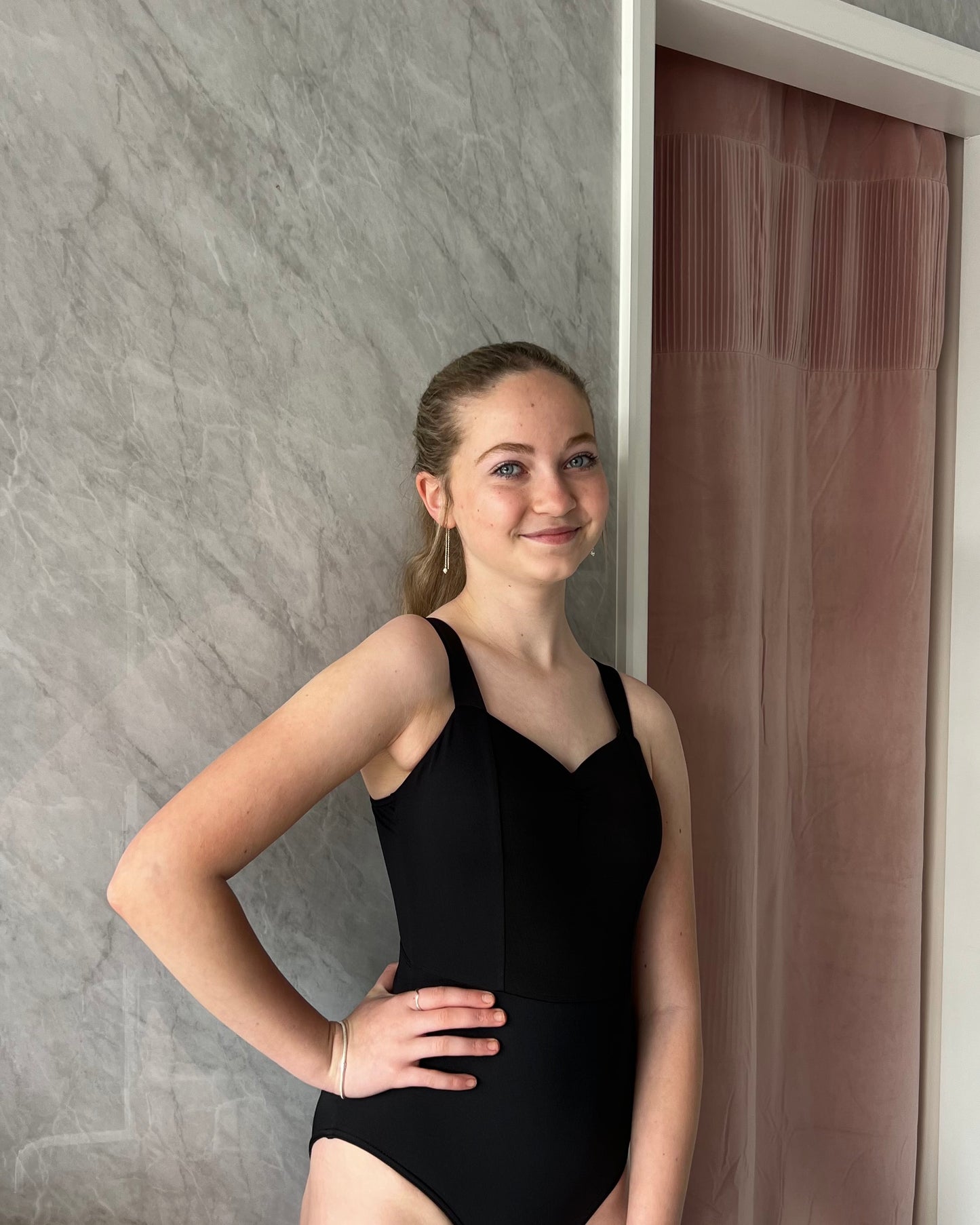 Capezio Tweens Sea Star Seashell Tank Leotard - Black F12580C