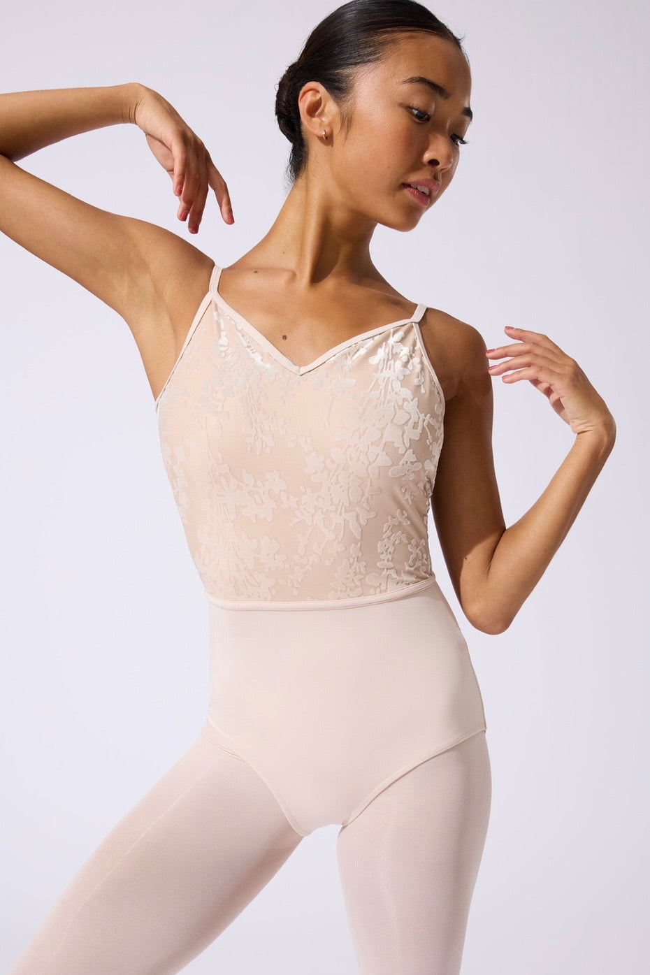 Capezio Ladies Poiret Leotard - Crystal Gray
