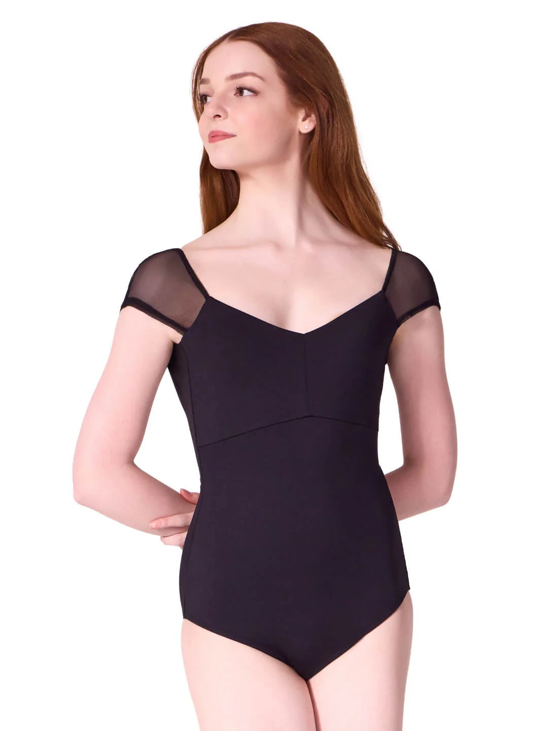 Capezio Moonstruck Cap Sleeve Leotard - Black