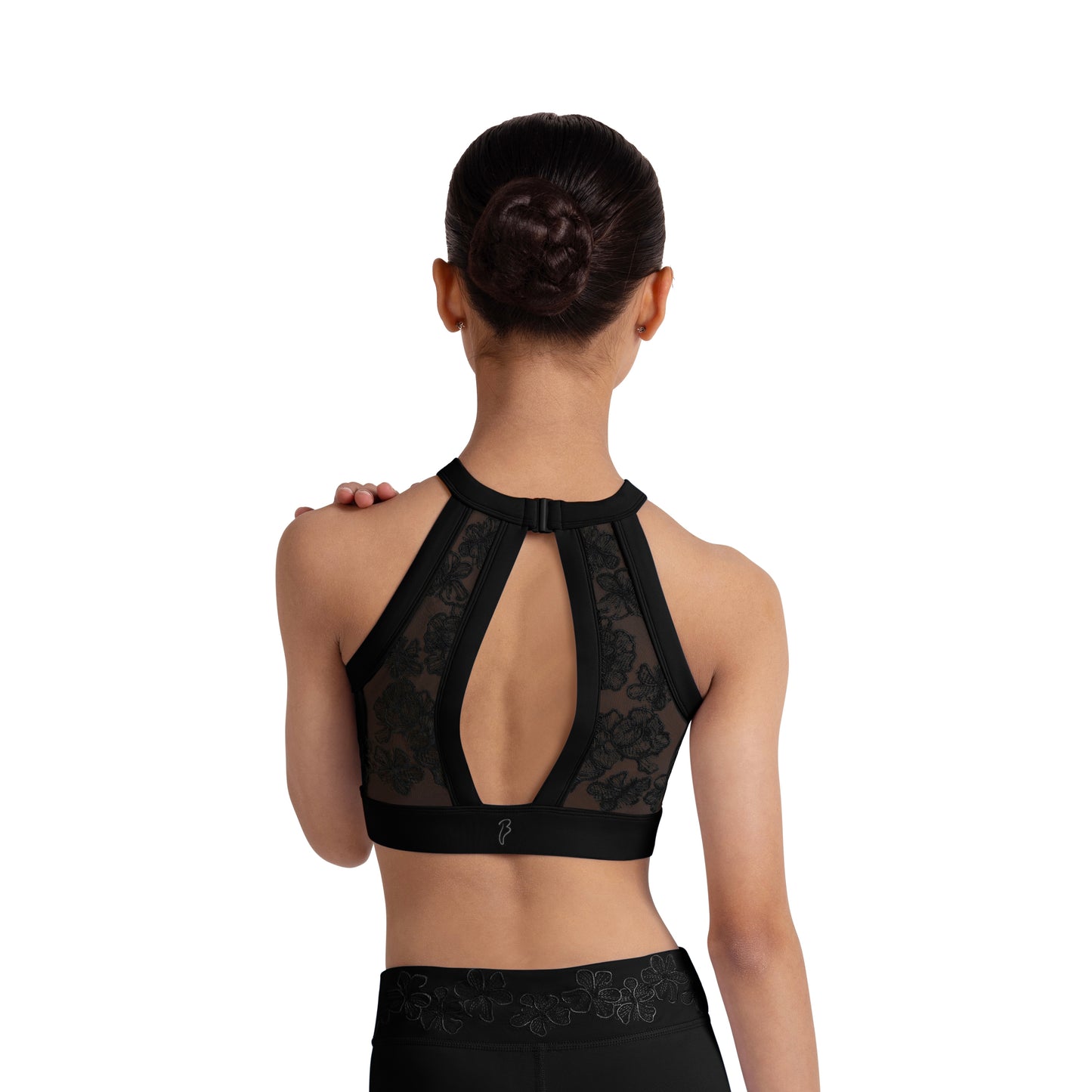 Bloch Tweens Modena Crop Top - Black