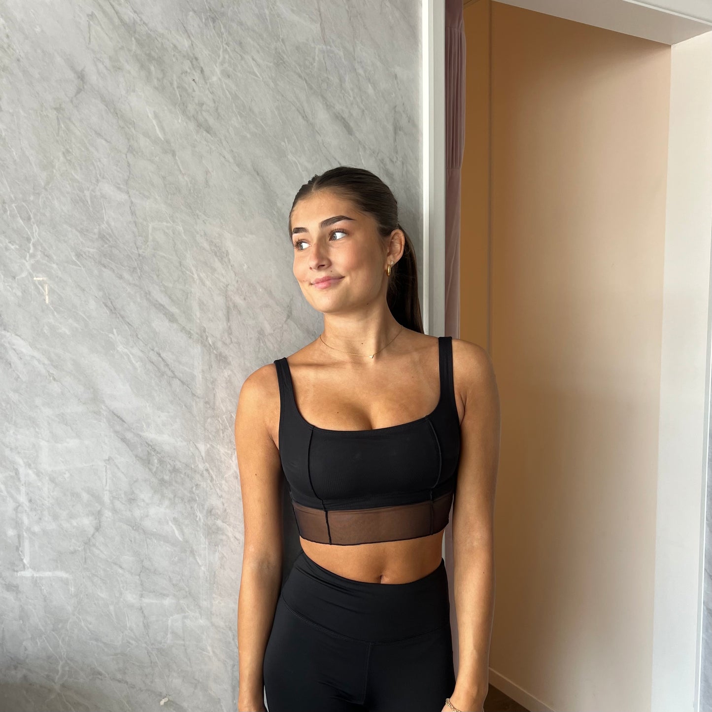 Capezio Eventide Crop Top - Black