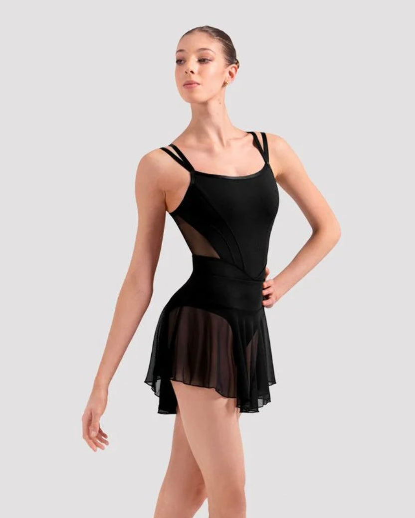 Bloch Arabesque Mesh Skirt - Black