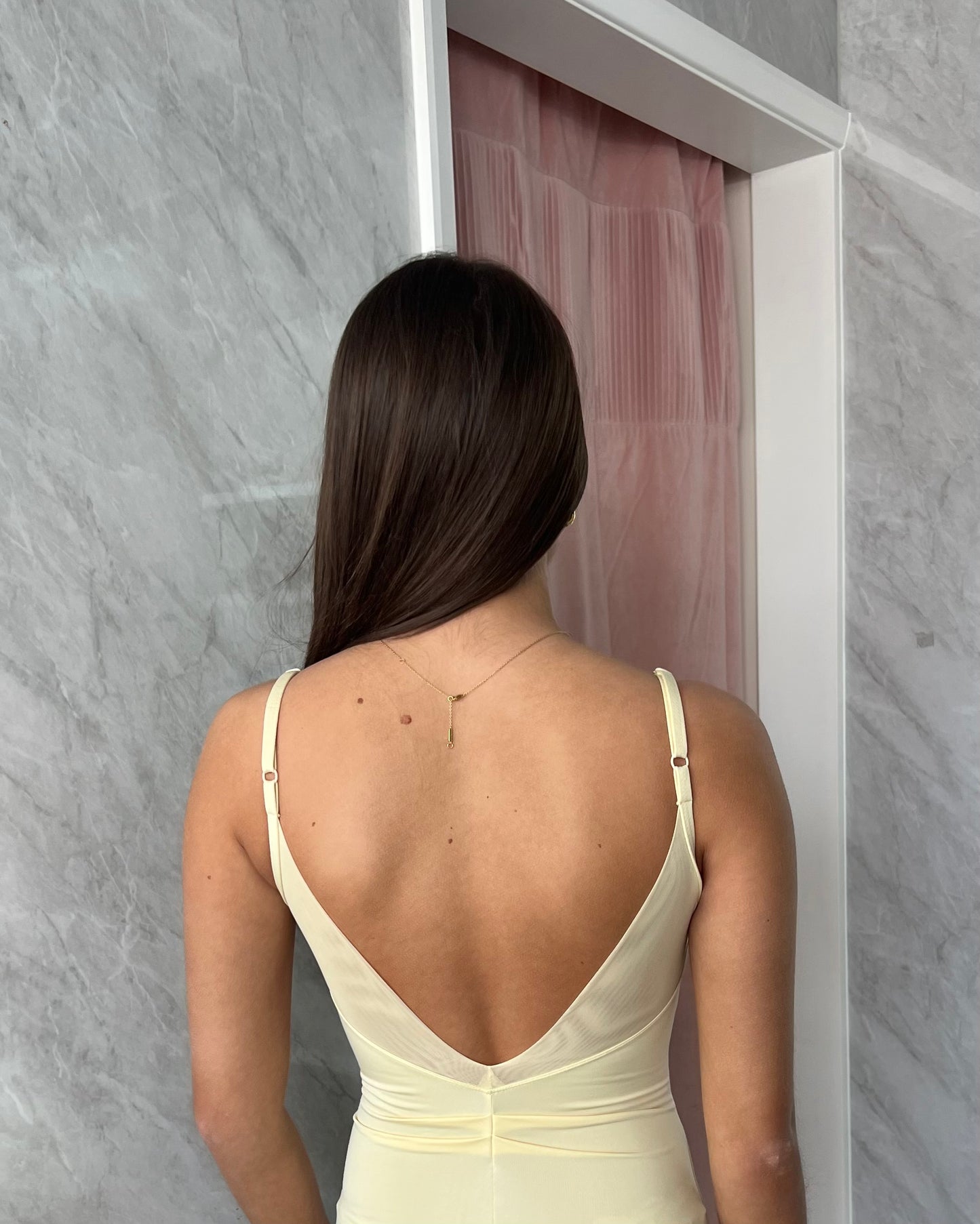 Capezio Anemoia Camisole Leotard - Butter Yellow