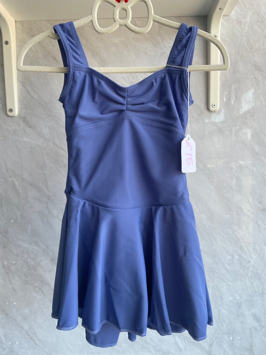 RV BBO cornflower blue leotard dress