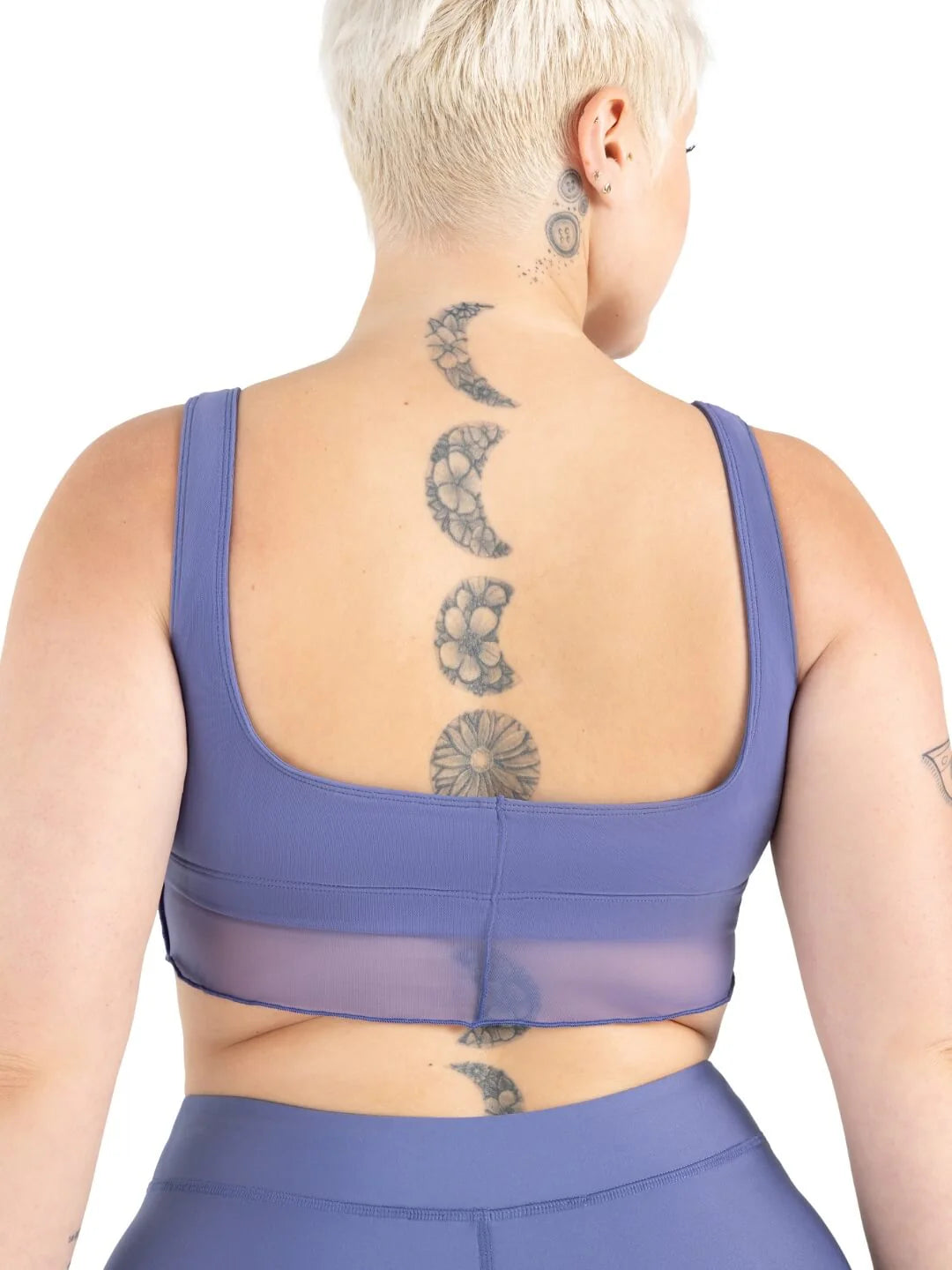 Capezio Eventide Crop Top - Storm Blue