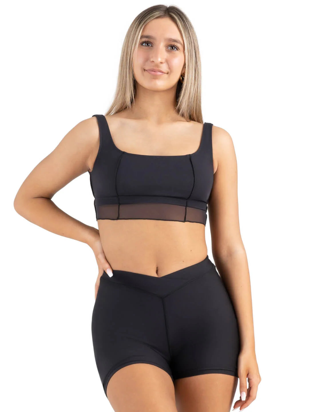 Capezio Eventide Crop Top - Black