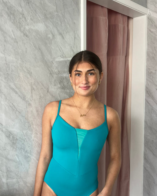 Mirella Celeste Camisole Leotard - Caribbean