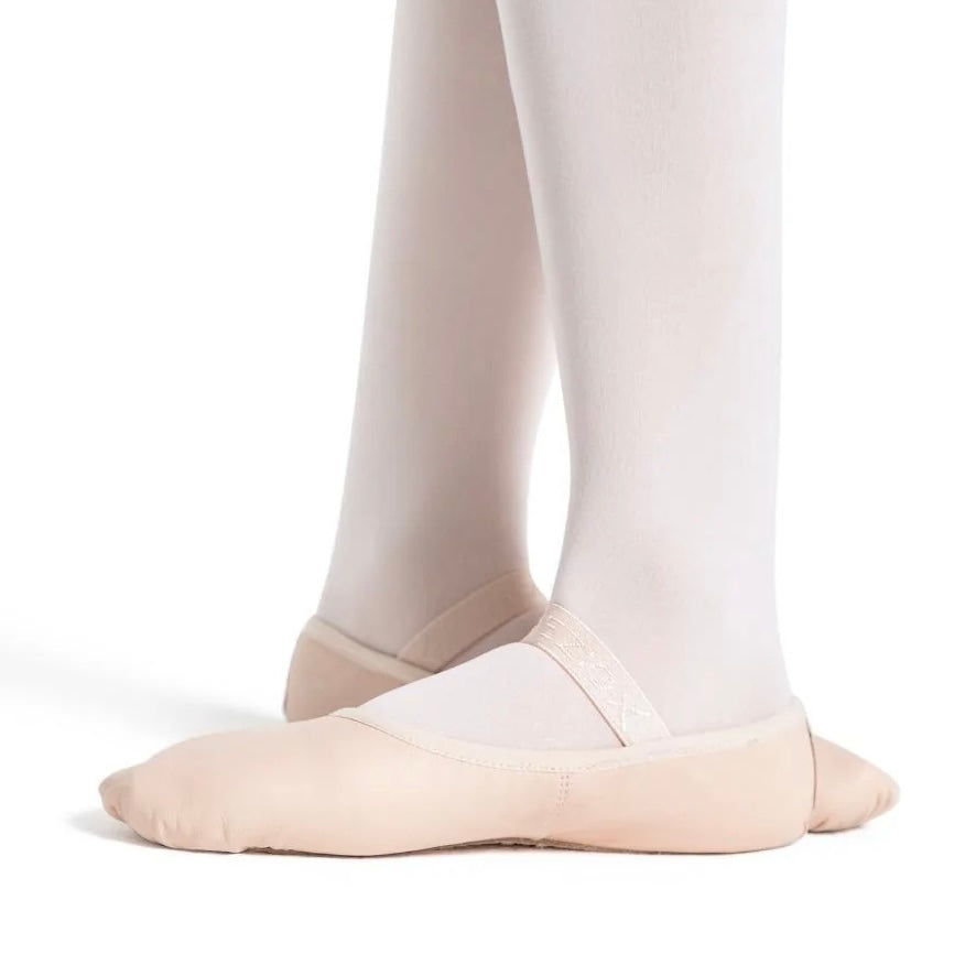 Capezio Adults “Lily” Leather Full Sole Ballet Shoes - Pink