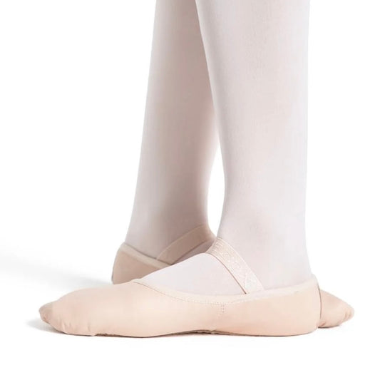 Capezio Children’s “Lily” Leather Full Sole Ballet Shoes - Pink