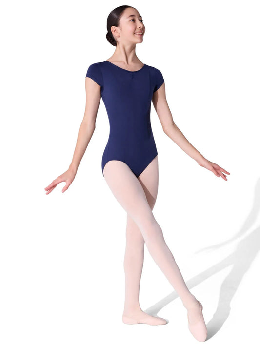 Capezio Essentials Short Sleeved Leotard - Navy