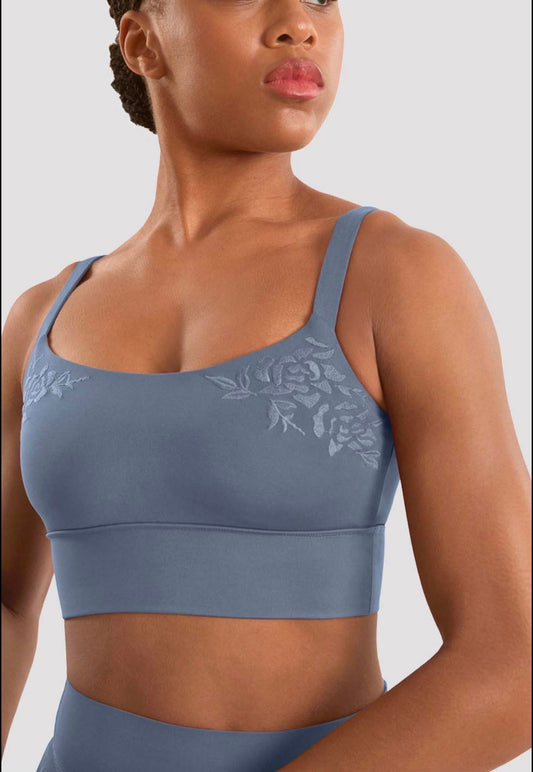 Mirella Cami Crop Top - Dusty Grey