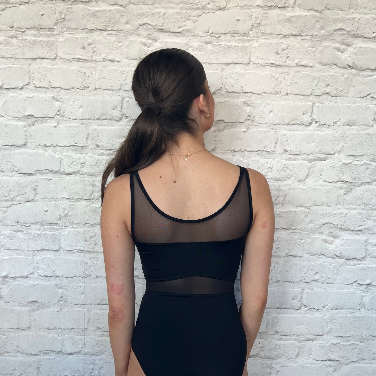 So Danca Tyler Peck Mesh Leotard - Black