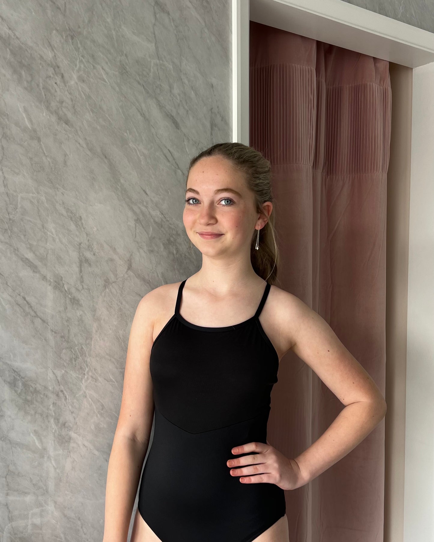 Capezio Tweens Sea Star Venus Camisole Leotard - Black F12582C