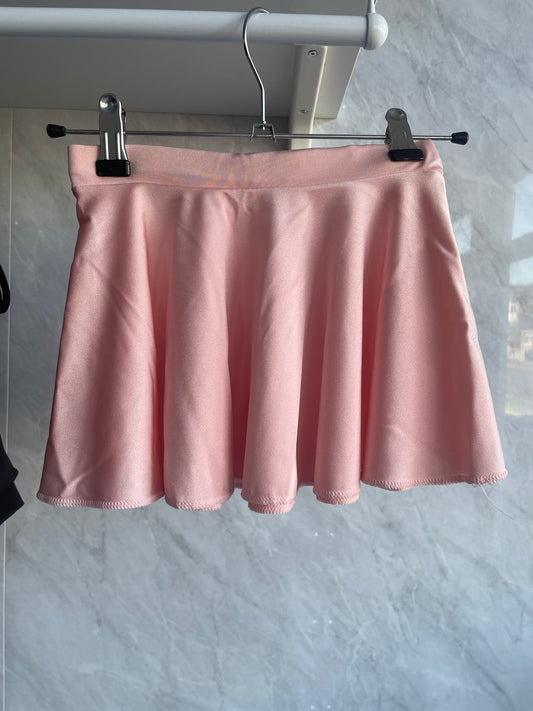 Elasticated lycra skirt baby pink