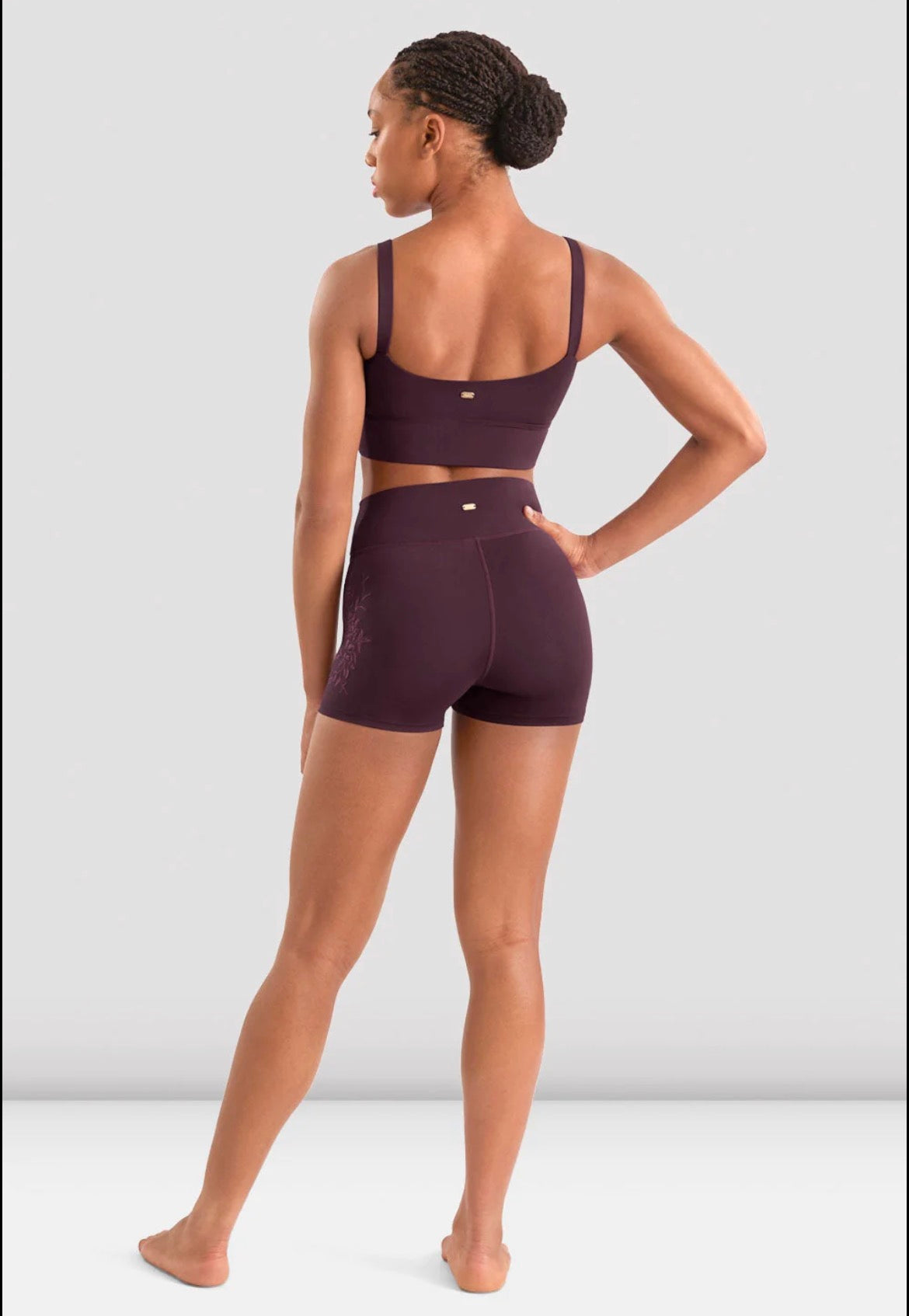 Mirella Cami Crop Top - Merlot