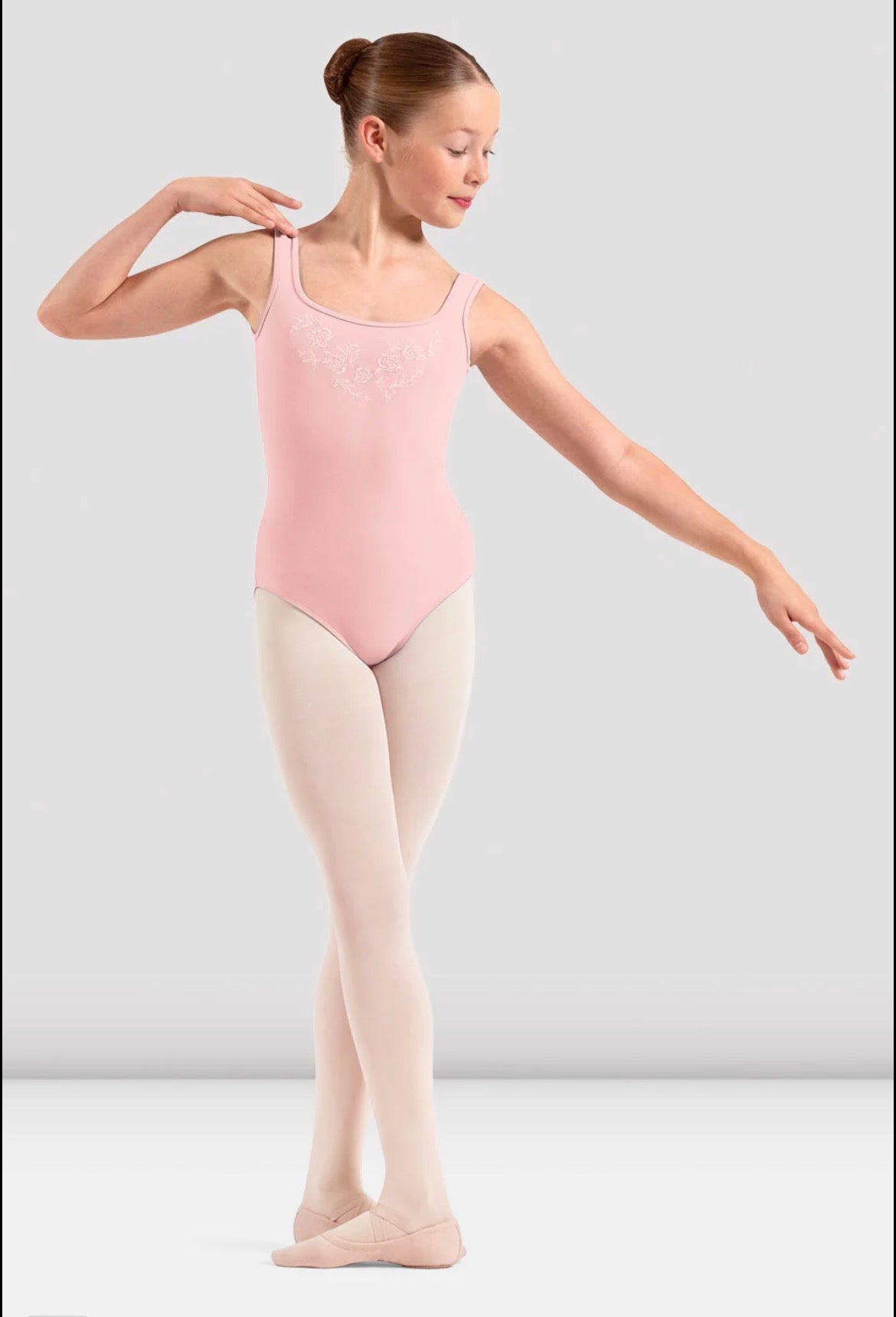 Mirella Girls Floral Tank Leotard