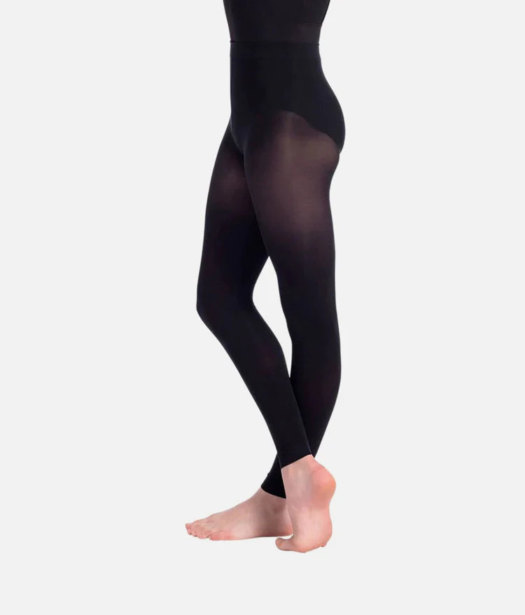 So Danca Ladies Footless Tights - Black