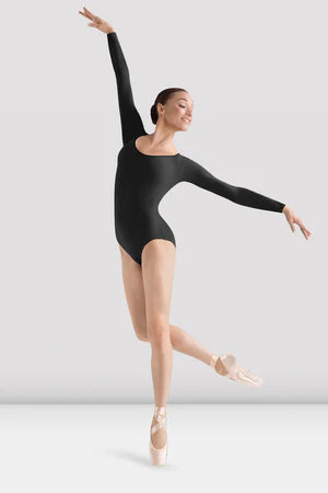 Bloch ‘Lepsi’ Ladies Long Sleeve Leotard - Black