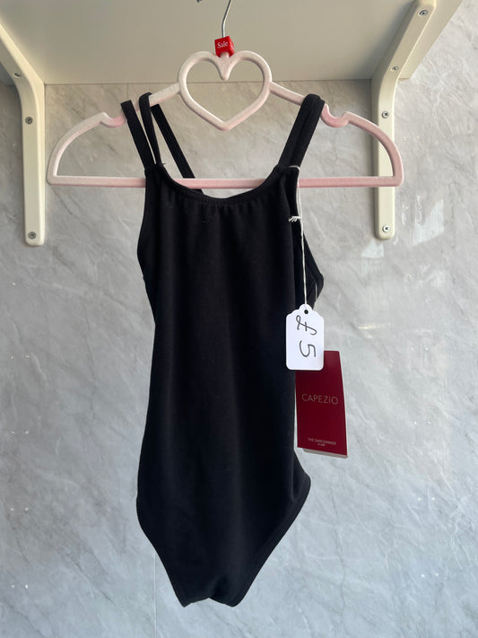 DB strap cami leotard black