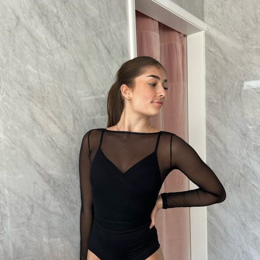 Capezio Meadow Mesh Top - Black