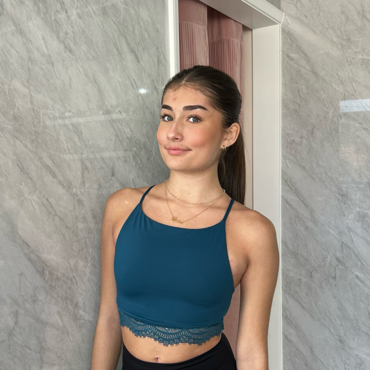 Capezio Ocean Breeze Bra Top - Teal