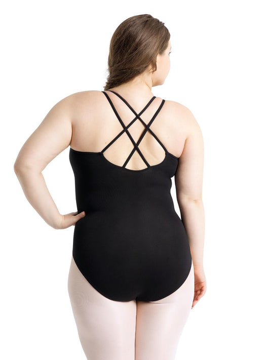 Capezio Cotton Double Strap Leotard - Black