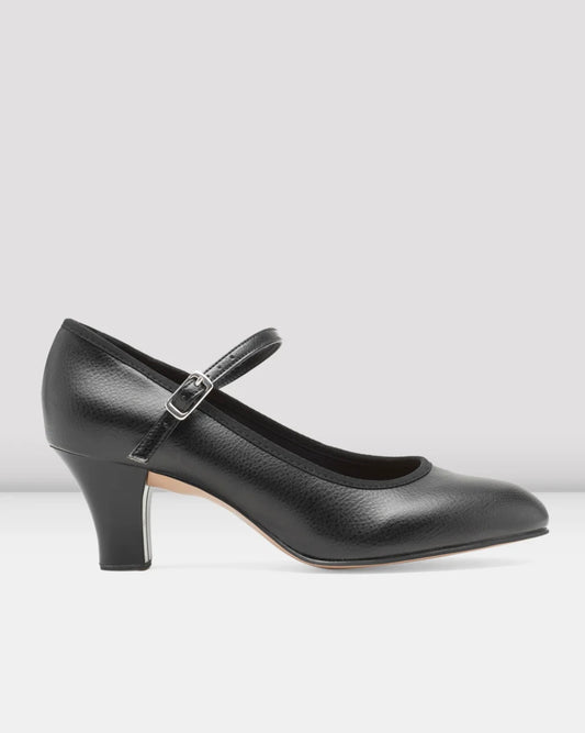 Bloch “Kickline” New Yorkers 2.5” - Black